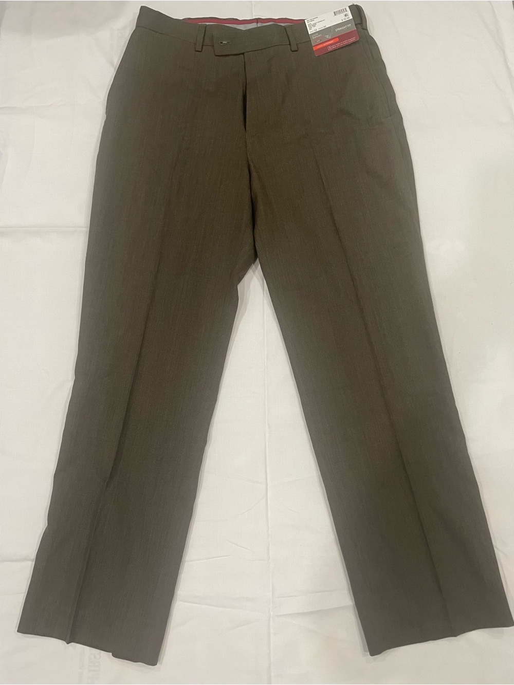 Louis Raphael Olive Dress Pants for Men 32x30. Brand New with tags